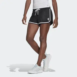 ADIDAS CLUB SHORT 女網球褲 運動短褲 內搭緊身褲 二合一短褲 吸濕排汗 GL5461 黑白