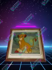 The King Lion Cell DISNEY Hand Painted 1995 SIMBA