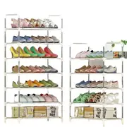 NNETM The Multi-Layer Free Standing Shoe Rack brings organization to your shoe chaos