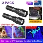 Super Bright 990000lm UV Torch Ultra Violet Flashlight Blacklight Light Lamp LED
