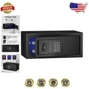 0.8 Cu.Ft Security Safe Box with Sensor Light - Secure Your Valuables Background