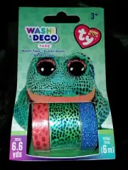 TY Beanie Boos Washi Fur Glitter Tape 3 Pack Glamour Speckles the frog Crafting