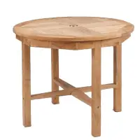 在飛比找Yahoo!奇摩拍賣優惠-【588團購網】柚木圓桌90cm 餐桌椅 柚木桌椅 實木桌椅
