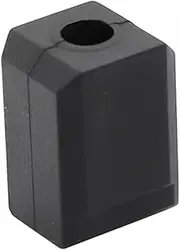 2/5pcs Bambu Lab X1 P1P 3D Printer Silicone Sock Cover High Temperature Black Bambu 3D Printer Hotend Extruder Head (Color : 2pcs Black)