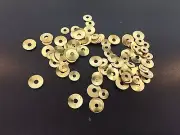 Round Hole Brass Hand Washers for Clock Repair 100 assortment