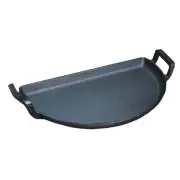 SNS Cast Iron Drip 'N Griddle Pan - Kettle BBQ Griddle Hotplate - Suits Weber