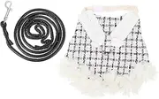 DINHEAROM 1Set Adorable Bunny Dress with Leash Comfortable and Breathable Rabbit Harness for for Fashionable Bunnies for and Daily