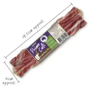 Kazoo Prime Cuts Braided Beef Bully Sticks 20cm 6pk