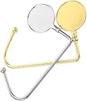 CATIEBYE 2pcs Schoolbag Hook The Tote Bag Coat Hanger Purses Stocking Hanger Handbag Purse Table Hanger Desk Hooks Purse Hanger Stocking Hook Closet Bag Hanger Iron