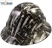 Model 1911 Pistol Hydro Dipped Full Brim Hard Hat