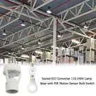 4pcs Socket E27 Converter 110-240V Lamp Base with PIR Motion Sensor Bulb AU