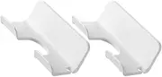 HONMEET Hair Dryer Bracket Adhesive Hair Dryer Shelf Wall-mounted Hair Dryer Rack White