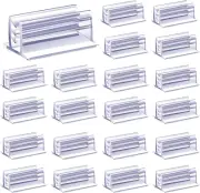 50 Self Adhesive Sign Holder Sneeze Guard Holder Sign Ticket Holder PVC Mini