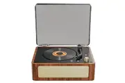 Retro Portable CD Player, Rechargeable Wireless CD Player Compatible with Bluetooth, 3.5mm Auxiliary CD Music Player for Music Lovers