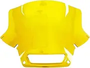 jiningxunjun 8.5 Inch Motorcycle PC Customized Windshield Windscreen Compatible with Softail Low Rider ST/FXLRST & El Diablo FXRST 2022-2024(Yellow)