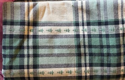 Pine Dobby Tablecloth / 60x84 Inch Rectangle /New With Tags - Kohls