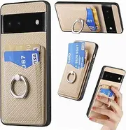 Compatible with Google Pixel 7 Case,Compatible with Google Pixel 7 [PC+TPU+PU] Card Holder Kickstand Phone Cover XS