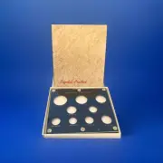 Capital Plastic Coin Holder #421 Austrian Proof Set 1964 9-Coin Black Display