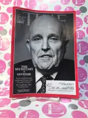 TIME MAGAZINE - NOV 11 - 9, 2019 - THE SECRETARY OF OFFENSE, RUDY GIULIANI