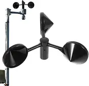 Wind Speed Sensor - Anemometer Sensor Wind Speeds Cup - Replacement Part Measurement Weather Instruments for Air Flowing, Garden & Backyard