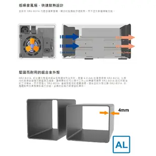 STARDOM SR2-B31A Type-C Gen2 3.5吋 雙層硬碟陣列盒(全新現貨)