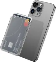FRTMA Magnetic Wallet Card Holder Compatible with iPhone 14 Pro Max/14 Pro/14 Plus/14, Mag Safe Wallet for iPhone 13 Pro Max/13 Pro/13/13 Mini/12/12 Pro/12 Pro Max/12 Mini, White