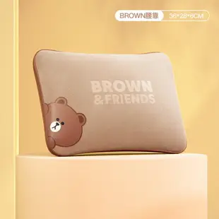 ⭐ LINE FRIENDS 頭枕 靠枕 車用 家用 BROWN 熊大 CONY 兔兔 SALLY 莎莉