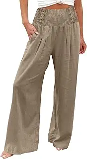 [Generic] Scrunch Bums Leggings Gym Grey Wide Leg Trousers Petite Palazzo Size Linen Black Women's Elasticated Ladies Regular Casual Green Flared Plus Length Elastic Waist with Pockets