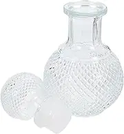 ZUNOXAZ Brandy Decanter Glass Bottle Dispenser with Airtight Stopper Stylish Whiskey Decanter for Precise Pouring Bar Party Hardwearing Glass Design