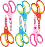 Left Handed Kids Scissors, Lefty Safety Toddler Children Scissors, Small Craft S