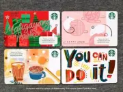 Starbucks Philippines Assorted Cards Pasko Holiday Chinese New Year 2020