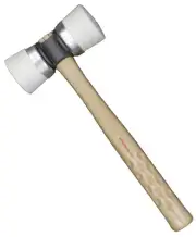 Powernail 3MI Double Cap White Rubber Mallet (3+ pounds)