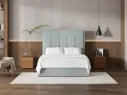 My Style Framed Headboard & Drawer Base - Queen / Duckegg / Gas Lift Base