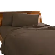 Chocolate Percale Fitted Sheet Set