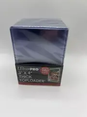 Ultra Pro 3X4 Thick Toploaders 1 Pack of 25 for up to 100pt Point Cards