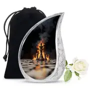 Chess Large Cremation Urns - Memorial Urns For Human Ashes Adult Man - 10 Inch