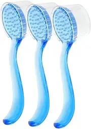 Gogogmee 3pcs Goat Horn Brush for Skincare Gentle Facial Cleansing Brush Soft Bristles for Makeup Removal and Exfoliation