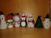 11x BATH and & BODY WORKS SNOWMAN TREE PENGUIN POLAR BEAR GHOST SOAP RARE LOT 11