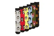 Twentieth Century Fox Bob's Burgers Crew Socks (6 Pair) - New