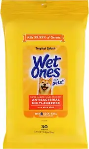 Wet Ones for Pets Multi-Purpose Dog Wipes with Aloe Vera Dog Wipes for All Dogs