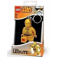 在飛比找蝦皮商城優惠-LEGO LGL-KE18 星際大戰 C-3PO 鑰匙圈手電