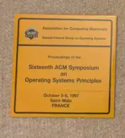 Proceedings of 16th ACM Symposium SIG OS Oct 1997 France CD ROM Sealed CD-ROM