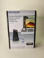Netgear Universal Dual Band Wireless Internet Adapter TV Blu-Ray WNCE3001 - NEW