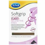 Scholl Softgrip with Ultima Compression Stockings C1 Below Knee Closed/Open Toe