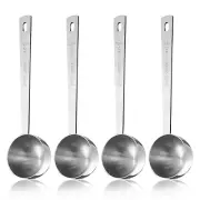 Coffee Measuring Scoop Metal Stainless Steel 1 Tablespoon Measuring Coffee Sc...