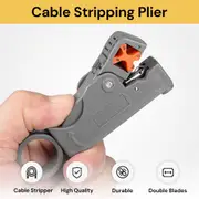 Cable Stripping Plier - Precision Wire Strippers - Grey