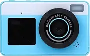 Zopsc 4K Digital Camera for Teens Beginners, 9Ft 48MP Water Proof Camera with Front Rear Dual Screens, 18X Zoom, Vlog Cam for Travel Photograph (Blue)