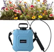 Garden Sprayer Battery Powered - 5L/8L Garden Sprayer Pump,Adjustable Nozzle, USB Rechargeable, Retractable Wand, Shoulder Type for Yard, Lawn and Garden