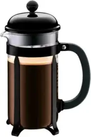 Bodum 34oz Chambord French Press Coffee Maker, Borosilicate Glass, Black