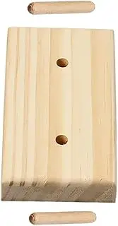 SMASOLO Thread Rack Organizer Fully Rotating Sewing Embroidery Thread Holder Space Saving Design for Quilting and Crafting Elegant Wooden Construction for Home and Professional Use